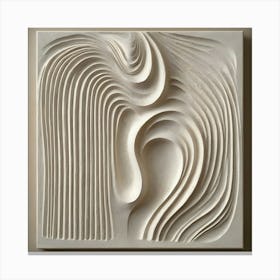 Wavy Wall Art 2 Canvas Print