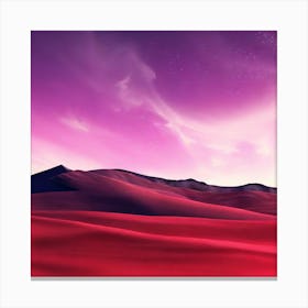 Desert Landscape - Desert Stock Videos & Royalty-Free Footage Canvas Print