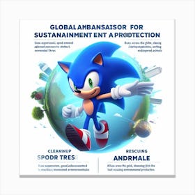 Sonic The Hedgehog 6 Canvas Print