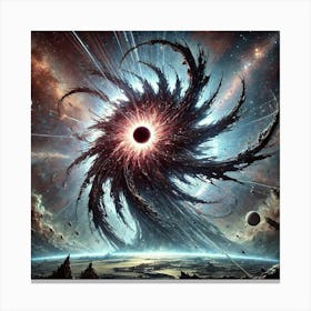 Singularity Black Hole Devourer 1 Canvas Print