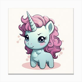 Cute Unicorn 626 Canvas Print