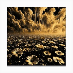 Flowers In The Sky 2 Canvas Print