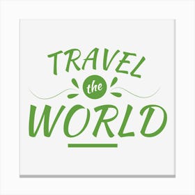 Travel The World Canvas Print