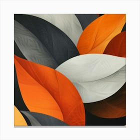 Abstract Leaves 1 Canvas Print