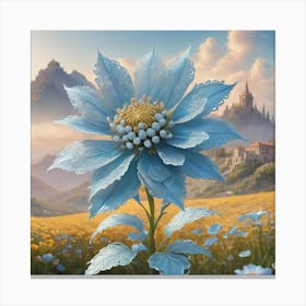 Blue Flower 2 Canvas Print