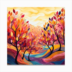 Autumn Trees Canvas Print