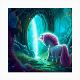 A unicorn Canvas Print