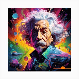 Albert Einstein 11 Canvas Print