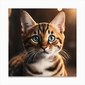 Bengal Cat 3 Canvas Print