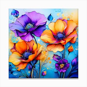 Poppies 4 Canvas Print