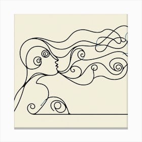 Wind Picasso style 2 Canvas Print