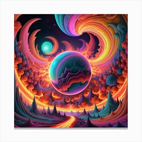 Psychedelic Art 3 Canvas Print