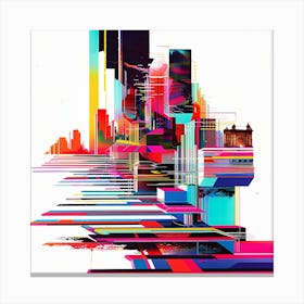 Abstract Cityscape 19 Canvas Print