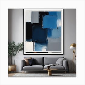 1-Abstract Painting Canvas Print