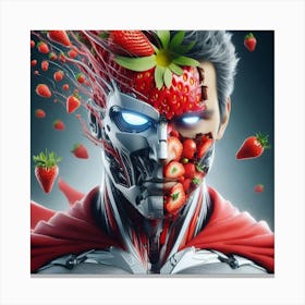 Strawberry Man Canvas Print