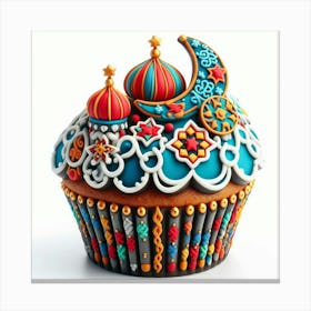 Islamic Cupcake 1 Canvas Print