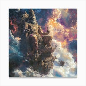 Lord Ganesha Art Canvas Print