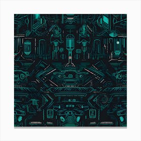 Futuristic Wallpaper Canvas Print