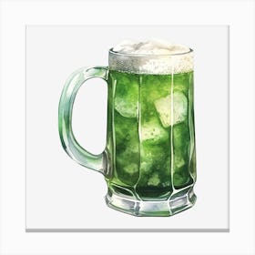 St Patrick'S Day Beer 8 Canvas Print