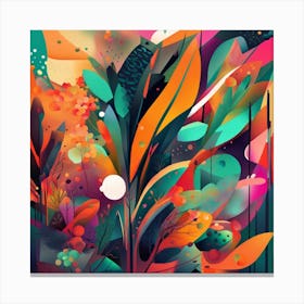 Abstract Painting Canvas Print