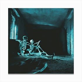 Skeletons In The Dark Canvas Print