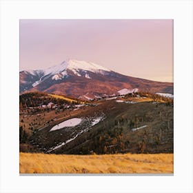 Flagstaff Mountain Sunset Canvas Print