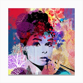 The Muse, Audrey Canvas Print