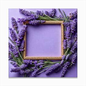 Lavender Frame 2 Canvas Print