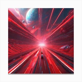 Futuristic Art Canvas Print