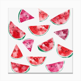 Watermelon Slices 1 Canvas Print