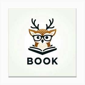 Book Logo Canvas Print