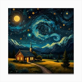 Starry Night 8 Canvas Print