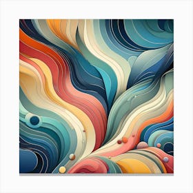 Abstract Abstract Painting 8 Canvas Print