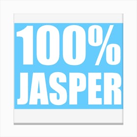 100 % Jasper Canvas Print