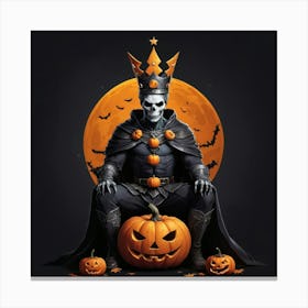 Halloween King Canvas Print