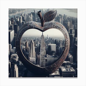 New York City Apple Canvas Print