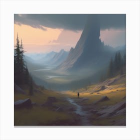 Landscape Painting 146 Canvas Print