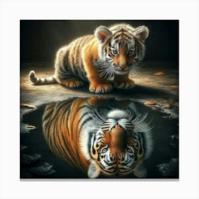 Tiger Cubs 2 Canvas Print