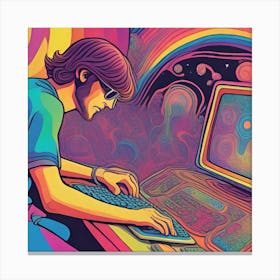 Psychedelic Painting Canvas Print