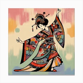 Japan Geisha Visual 130 Canvas Print