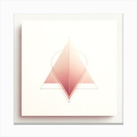 Pink Triangle Canvas Print