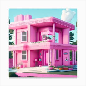 Barbie Dream House (881) Canvas Print