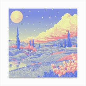 Landscape Painting Canvas Print