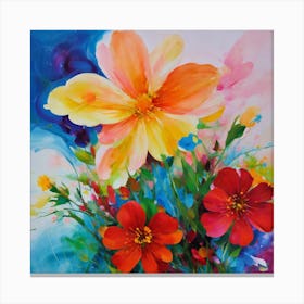 Blossom's Rhapsody 1 Canvas Print