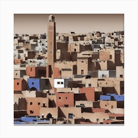 City In Morocco Canvas Print