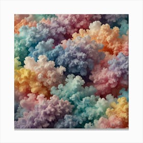 Colorful Clouds Canvas Print