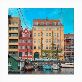 Houses Of Copenhagen Canvas Print