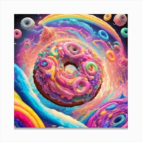 Donut Canvas Print