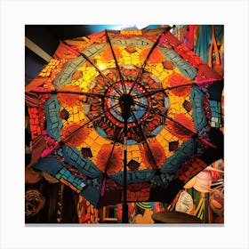 Colorful Umbrella 3 Canvas Print