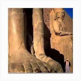 Egyptian Statues 5 Canvas Print